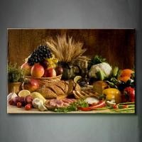 ราคา กระดานสติ๊กเกอร์ติดผนังผ้าใบไร้กรอบ 1 ชิ้น ภาพอาหาร ได้แก่ องุ่น แอปเปิ้ล ตะกร้าขนมปัง หัวหอม มะเขือเทศ พริกไทย กะหล่ำดอก และข้าวสาลี ตกแต่งบ้าน ขนาด 30.48x45.72 ซม. (1731385034226500931)