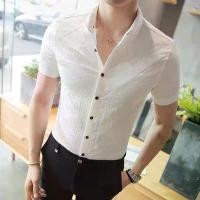 ราคา เสื้อเชิ้ตแขนสั้นผู้ชายฤดูร้อน ไม่รีด ระบายอากาศ ลำลอง ทรงสลิมฟิต แฟชั่นเกาหลี สไตล์ธุรกิจ เสื้อเชิ้ตสีขาว [Ruizhou] เสื้อเชิ้ตแขนยาวผ้านุ่มผ้ายืดใส่สบาย uniqlo cardigan (1732047144513406072)