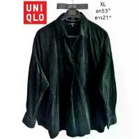 ราคา ชร1 มือสองขายตามสภาพ เสื้อเชิ้ตคอปกผ้าคอร์ดูรอย UNIQLO ไซส์ XLสีเขียวเข้ม ยูนิโคล่ เสื้อเชิ้ตคอตั้งผ้าคอร์ดูรอย แขนยาว สินค้าดี (1732122856143750845)
