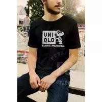 ราคา เสื้อยืด UNIQLO X KAWS PEANUTS, เสื้อยืด Unisex, วัสดุผ้าฝ้าย 100%, แฟชั่น, สไตล์ลำลองคลาสสิก, เสื้อยืดแขนสั้น, มี 4 สีให้เลือก, Baju (1731538350354499303)