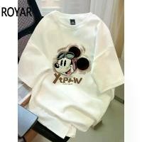 ราคา เสื้อยืดแขนสั้นผ้าฝ้ายลายการ์ตูนมิกกี้อินดัลโฮลดิ้ง สไตล์วินเทจไฮสตรีท Unisex เสื้อหลวมฤดูร้อน มี COD [COD] เสื้อ พิซซ่า เสื้อ reflect essentials hoodies sza merchandise cub (1731777948724004377)