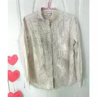 ราคา เสื้อคอตั้ง คอจีน ลายจุด uniqlo มีบริการเก็บปลายทาง (1731265915095385766)