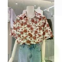ราคา เสื้อเชิ้ต ลายดอกไม้ แขนสั้น สไตล์ฮ่องกง อเนกประสงค์ สำหรับผู้หญิง ทรงหลวม แฟชั่น ท็อป มาใหม่ ดีไซน์สวย เสื้อเบลาส์ Niche สไบลาย ดอก สงกรานต์ เสื้อ คอบัว premium linen uniqlo (1731390947405301319)