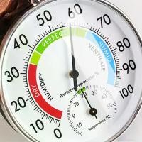 ราคา 10CM ใหม่ตัววัดอุณหภูมิความชื้นในร่มเครื่องวัดอุณหภูมิเครื่องวัดความชื้นในอากาศภายนอก Indoor Outdoor Thermometer Hygrometer เทอร์โมมิเตอร์ ไฮโกรมิเตอร์ (1731609578491513605)