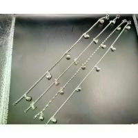 ราคา Discount สร้อยข้อเท้าเงินลาวแท้ลายละเอียดน่ารักขายดีราคาถูกพร้อมส่ง (1731668374947923023)