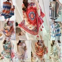ราคา Discount แฟชั่นผ้าพันคอผ้าคลุมไหล่ผ้าพันคอผู้หญิงผ้าพันคอและผ้าคลุมไหล่ผ้าพันคอสไตล์โบฮีเมียนผ้าคลุมไหล่ # Windproof หนา (1731709862993299034)