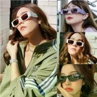 ราคา Discount แว่นตาบาบี้ ✅รุ่นDro111 Palm An gel Y2K แว่นกันแดด ปั้มโลโก้เงิน ชมพู สีขาว สีดำ แบรนด์แฟชั่นทรงฮิต (1732131284015613015)