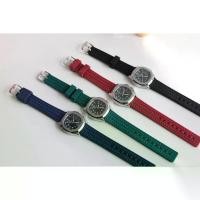 ราคา Discount นาฬิกาข้อมือสไตล์ปาเต๊ะก้านแก้ว ขอบเงิน กันน้ำได้ ยี่ห้อgenevaของแท้ สายซิลิโคนนิ่ม (1732191752140981736)