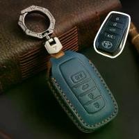 ราคา ซองหนังกุญแจรถ bZ4X เหมาะสำหรับ Toyota 2022 Corolla, Sharp Landa รุ่นที่ 14 และ Crown, ทำจากหนังม้าบ้า, เคสกุญแจสำหรับผู้ชาย (1731781490870224195)