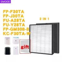 ราคา [จัดส่งทันที] GWOOD for Sharp air purifier hepa filter FZ-F30HFE Sharp เครื่องฟอกอากาศ FP-F30TA FP-J30TA FP-GM30B-B KC-F30TA-W FU-A28TA FU-Y28TA จัดส่งฟรีผลิตภัณฑ์คุณภาพสูง (1732157231400977523)