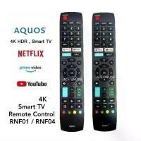 ราคา For Replace รีโมทคอนโทรลสำหรับ For Replace Sharp Smart LCD TV, SHARP 4K RNF01/RNF04, RNF01 2T-C40CE1X และ 4T-C55CJ2X รุ่น, เหมาะสำหรับการเปลี่ยน (1732277026291550730)