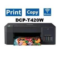 ราคา ของแท้ 100% ปริ้นเตอร์ Printer เครื่องพิมพ์ Brother DCP-T420W Ink Tank Wifi พร้อมหมึกพรีเมี่ยมพร้อมใช้งาน ** (1731939301398972026)