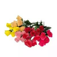 ราคา ( 1โหล 12ช่อ ) ดอกกุหลาบตูม วาเลนไทน์ หรือตกแต่งสถานที่ จัดใส่แจกัน คละสี 1ช่อมี5ดอก (1731984461837272238)