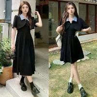 ราคา ชุดสูทสองชิ้น, เสื้อโค้ทชาแนลสไตล์เฮปเบิร์น, ชุดเดรสสีดำ, แขนสั้น, สไตล์ฝรั่งเศส, กระโปรงแขวนเรียบหรู, เหมาะสำหรับฤดูร้อน ชุด ใส่ ไป งาน แต่งงาน สีชมพู ชุด แดง วาเลนไทน์ ช (1731993870339246288)
