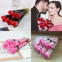 ราคา ช่อกุหลาบ ช่อดอกไม้ สบู่ดอกกุหลาบ ช่อกุหลาบวันวาเลนไทน์ 1 ชิ้น ของขวัญ วาเลนไทน์ วันเกิด รับปริญญา (1731760235134028473)