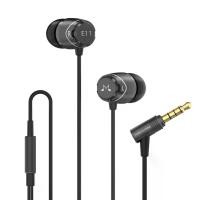 ราคา SoundMAGIC E11 Wired Earbuds No Microphone HiFi Stereo Earphones Noise Isolating in Ear Headphones Powerful Bass Tangle Free Cord Black or Gunmetal (1731951701021263667)