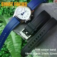 ราคา สายยาง FKM กันน้ำและกันฝุ่น 19 มม. 20 มม. 21 มม. 22 มม. เหมาะสำหรับ Rolex, IWC, Tudor, LONGINES, Oris, SEIKO Uhrenarmband (1731652763243612096)