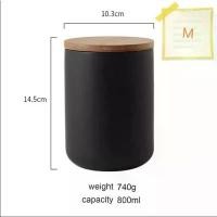 ราคา SEIKO โถเซรามิค สีดำ 800 ml tea canister โถใส่เครื่องเทศ โถชา โถกาแฟ ขวดใส่เครื่องปรุง กระปุกใส่ชา โถใส่กาแฟ คําแนะนําการขายที่ร้อนแรงในเดือนนี้ (1731588534796715028)