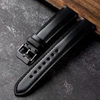 ราคา สายหนัง, แฮนด์เมด, การออกแบบม้ารัชสมัยใหม่, สายรัดสีดำ, เข้ากันได้กับ Seiko Dituo Hippocampus 300, เหมาะสำหรับนาฬิกาผู้ชาย, มีขนาด 18mm, 20mm และ 22mm, โซ่หนัง (1731491747665315742)