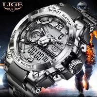 ราคา นาฬิกาดิจิตอลสำหรับผู้ชาย, LIGE, มัลติฟังก์ชั่น, แฟชั่น, อิเล็กทรอนิกส์, จอแสดงผลดิจิตอล, เรืองแสง, กันน้ำ, เหมาะสำหรับกีฬา, นาฬิกา seiko สำหรับผู้ชาย, นาฬิกาผู้ชาย (1732299968496175690)