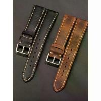 ราคา สายนาฬิกาหนังวัว สไตล์เรโทร แฮนด์เมด เหมาะสำหรับนาฬิกา Seiko และ Dituo สร้อยข้อมือนาฬิกา เหมาะสำหรับข้อมือนาฬิกา 18, 19, 20 และ 21 ทำจากหนังนิ่ม (1731702490082739856)