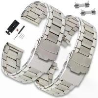 ราคา สายสแตนเลสปลายแบนโค้ง ขนาด 22 มม. เหมาะสำหรับนาฬิกา Seiko และ Rolex สายนาฬิกา สร้อยข้อมือหัวเข็มขัดพับได้ สร้อยข้อมือสำรองสากล (1732228184921115283)