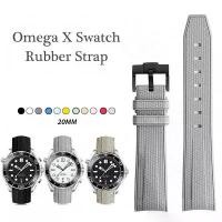 ราคา สายนาฬิกา, สำหรับ Omega X Swatch, สาย MoonSwatch ร่วม, Seamaster 300, สำหรับผู้ชายและผู้หญิง, ความกว้าง 20 มม., ทำจากซิลิโคนยาง, สร้อยข้อมือปลายโค้ง, เหมาะสำหรับ Seiko (1731337193773106439)