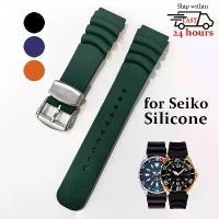 ราคา สายนาฬิกาซิลิโคน ขนาด 20 มม. และ 22 มม. นาฬิกากันน้ำ, เหมาะสำหรับ Seiko Prospex, SKX007, SKX009, SPR009 (1732146529257032060)