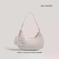 ราคา กระเป๋ารักแร้ Hello Kitty, Charhp & Kejnt, ผลิตภัณฑ์ของแท้ที่เป็นทางการ, สไตล์เกาหลีและสไตล์ตะวันตก, กระเป๋าสะพายไหล่เฉพาะ, สำหรับผู้หญิง, อเนกประสงค์ กระเป๋า puma แบรนด์ wy วิ (1732079353538054423)