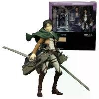 ราคา ฟิกเกอร์อนิเมะ Attack On Titan Levi Ackerman ยืน ถือดาบ ของเล่นโมเดลที่ถอดออกได้ คอลเลคชั่น PVC เครื่องประดับตั้งโต๊ะ 14CM (1730918106225412969)