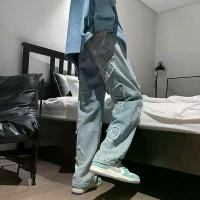 ราคา สไตล์ยุโรปและอเมริกา ทรงหลวม เทรนด์จีน สไตล์ไฮสตรีท แบรนด์อินเทรนด์ อเนกประสงค์ ขากว้าง กางเกงพ่อ levi ' 511 super black jorts pants กางเกง จัสติน j jeans pants กางเกง ย (1732101903658879327)