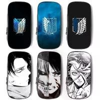 ราคา กล่องดินสอผ้าแคนวาส, การออกแบบปีกผู้พัน Eren Mikasa Levi Ackerman Attack on Titan, พร้อมซิป, กล่องเครื่องเขียน (1732070328852448862)