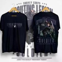 ราคา เสื้อยืด Anime Shirt ATTACK ON TITAN EREN AND LEVI (S-5XL) ผู้ชาย Man Clothing พีช (1730522665912076538)