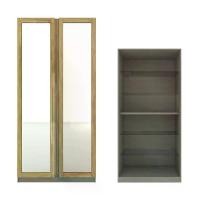 ราคา Koncept Furniture ตู้โชว์ชั้นกระจก OP-G ขนาด 100 ซม. รุ่น Blox สีแคชชูโอ๊ค&กระจกเงา (100x59x210 ซม.) (1731344381478995194)