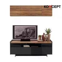 ราคา Koncept Furniture ชุดวางทีวีและตู้โชว์ ขนาด 160 ซม. รุ่น Ralphs สีน้ำตาล (1729579981392611578)