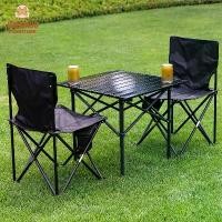 ราคา [COD] HANGROO FURNITURE (พร้อมส่ง) โต๊ะCampingพับได้ พกพาสะดวก ขาตั้งอะลูมิเนียม และ เก้าอี้แคมป์ปิ้ง เก้าอี้สนาม เก้าอี้ปิคนิค ท่ออลูมิเนียมหนา รับน้ำหนักเยอะมาก(สินค้าแยกขาย) (1731704624823830441)