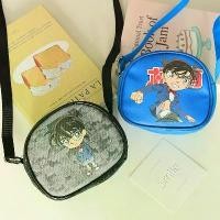 ราคา เด็กผู้ชาย Conan อะนิเมะกระเป๋า, กระเป๋าสะพายข้าง, กระเป๋าสะพายไหล่น่ารัก, กระเป๋าใส่เหรียญกลางแจ้ง, กระเป๋าใบเล็ก (1731631209672050610)