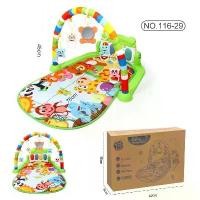 ราคา พร้อมส่งเพลยิมเปียโนของเล่นโมบายเพลยิมดนตรีที่นอนเด็กkick and play piano gym ของเล่นเด็ก เพลยิม เพลยิมเปียโนเสริมพัฒนาการ ลายสัตว์ สุดน่ารัก โมบายกล่อมนอน เลื่อนตามเสียงเพลง เพลยิมผ้า ที่นอน (17314541