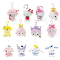 ราคา Piano Lamb Strawberry Melody โบว์ กระเป๋าใส่เหรียญครีม จี้ กระเป๋าใส่เหรียญ ซานริโอ ของแท้ KT Clow M (1731395608390632668)