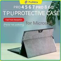 ราคา Surface พลิก คลุม PU หนัง เคส For Microsoft Surface Pro 11 10 9 5 6 7 Pro 8 9 go 2 3 4 ปลอกแท็บเล็ต For กระเป๋า ยืน Case (1729716207061601059)