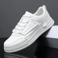 ราคา รองเท้าหนังสำหรับผู้ชาย ใหม่ในปี 2568 รองเท้าสีขาวฤดูใบไม้ร่วง รองเท้ากีฬาลำลอง รองเท้าผ้าใบจับคู่ทุกวัน เหมาะสำหรับเยาวชน ทำจากหนัง รองเท้า นักเรียน ชาย รองเท้า มือสอง ชานเม (1732087441320084946)