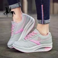 ราคา Nike Paul รองเท้าผู้หญิง, หนัง, กันน้ำ, รองเท้าโยก, แพลตฟอร์ม, พื้นหนา, รองเท้ากีฬาลำลอง, เพิ่มความสูง, สะดวกสบาย, เหมาะสำหรับการเดินทาง (1731024527660321109)