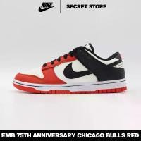 ราคา [ผ่อน0%] รองเท้า Nike Dunk Low EMB 75th Anniversary Chicago Bulls Red | [DD3363-100] (1731375827589434361)