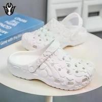 ราคา รองเท้าแตะและรองเท้าแตะ, สไตล์แม่ลูก, ดีไซน์รูกลวง, เป่าโถว, ป้องกันการชนกัน, กันลื่น, น้ำหนักเบา, ใช้คู่ หนัง รองเท้าแก้ว นันยาง ย้อมสี รองเท้า เซฟตี้ แพง โก ลิน taywin ของ แท้ (1731942376752253315)