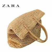 ราคา ,Zara กระเป๋าสะพายไหล่ ฟางสาน ขนาดใหญ่ จุของได้เยอะ แบบพกพา เหมาะกับเดินชายหาด ริมทะเล สําหรับผู้ คําแนะนําการขายที่ร้อนแรงในเดือนนี้ (1731577255054902586)