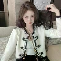 ราคา เสื้อคาร์ดิแกนถัก สไตล์ฝรั่งเศส สไตล์คลาสสิก เรียบหรู สังคม สำหรับผู้หญิง ฤดูใบไม้ร่วง เพียว สาวฮอต เซ็กซี่ เสื้อสั้น เสื้อกันหนาว เสื้อโค้ท เสื้อผ้าzara แขนยาว (1730389809253288541)