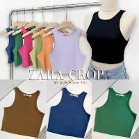 ราคา Zara crop เสื้อกล้ามครอป (1730413443158018834)