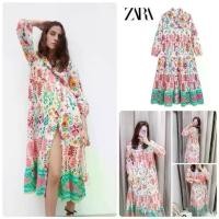 ราคา เดรสยาว Zara อก38ลายดอก YPY (1729824572808661159)