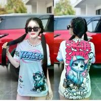 ราคา เสื้อพิมพ์ลายแมวโตเกียว แบรนด์ Onemono เสื้อยืดพิมพ์ลายกราฟฟิก สามารถใส่ได้โดยผู้หญิงและผู้ชาย เสื้อ พิซซ่า เสื้อ บุญบั้งไฟ เสื้อ ยืด ป้าย zara (1731516753965188385)