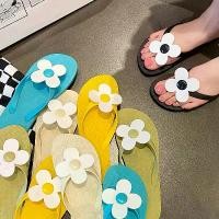 ราคา รองเท้าแตะสําหรับผู้หญิงฤดูร้อน, รองเท้าแตะดอกไม้หลายสี, รองเท้าวันหยุดชายหาด รองเท้า jellybunny zara heels (1731532868911663060)